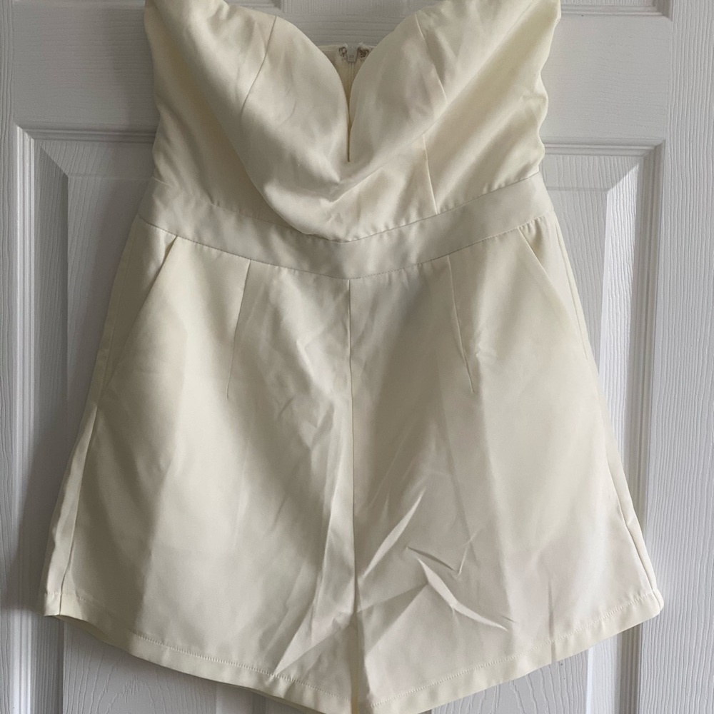 Glamorous Strapless Romper